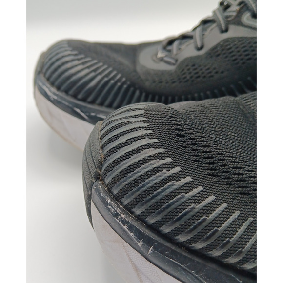 Hoka One One Bondi 7 Sneakers Men 11.5 Black Athletic Running Shoes Logo 1110518 - Picture 13 of 14